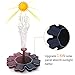 FEELLE Solar Powered Fountain Pump,1.6W Bird Bath Fountain Pump Kit for Birdbath Pond Garden and Patio