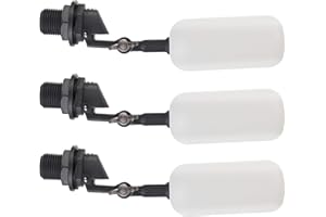 CXZTCL Cxztxcl Float Valve,1/2 Inch Automatic Water System Filler，Adjustable Arm for Ponds,Float Ball Valve,Plastic Aqua Pulse Float Valve，Automatic Water Level Control，Livestock Water Trough