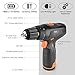 Cordless Drill, TACKLIFE Drill Driver Set 2000mAh Li-on 12V 2-Speed 3/8-Inch Metal Chuck Max Torque 220 In-lbs 19+1 Torque Setting 12V for DIY,PCD02C