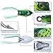 Apusale Fishing Lures Kit Bass Baits Tackle-Including Crankbaits, Spinnerbaits, Plastic Worms, Jigs, Topwater Lures, Tackle Box and More Fishing Gear Lures Kit Set