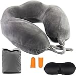 Travel pillow Comfortable Memory Foam Neck Pillow,Airplane Travel Kit, Airplane Travel Kit For Men And Women