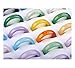 Nice Wholesale Mixed Lot 10x Fashion Lady Women Multicolour Jade Agate Ring Band