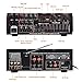 Sunbuck 600W Karaoke Wireless Bluetooth Power Amplifier System – 2 Channel Stereo Sound Audio Receiver -w/ R&L Channel EQ Adjustment, USB/SD, RCA, 4 MICS Input for Home Theater Speaker w/Echo. AV326BTthumb 2
