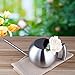 IMEEA Watering Can for Indoor House Plants Long Spout Brushed Stainless Steel Watering Pot, 45oz/1.3L