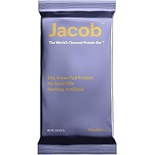Jacob Bar, Protein Bars, Mixed Berry (9 Bars Total) - 20g Grass-Fed Protein, No Seed Oils, Nothing Artificial