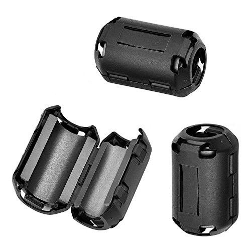 Ferrite Core, YAMAY 10Pack Snap On 15mm Ferrite Core Cord Ring Choke