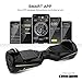 LAMBORGHINI TwoDots Hoverboard 6.5 inches Hover Board with App Bluetooth LED Lights Suitable All Terrain Two-Wheel Balancing Scooter for Kids and Adult by UL2272 Certified Black