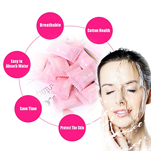 Skin Face Care (100 Pieces) DIY Facial Paper Compress Masque Mask,DIY Skin Care Natural Face Cotton Mask Sheet