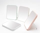 YEAKE 8-Inch Table Desk Vanity Mirror Portable Folding 90° Stand White view 7