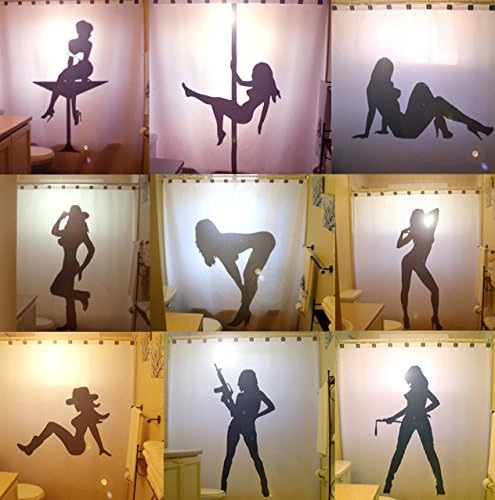 Sexy Pin Up Girl Shower Curtain