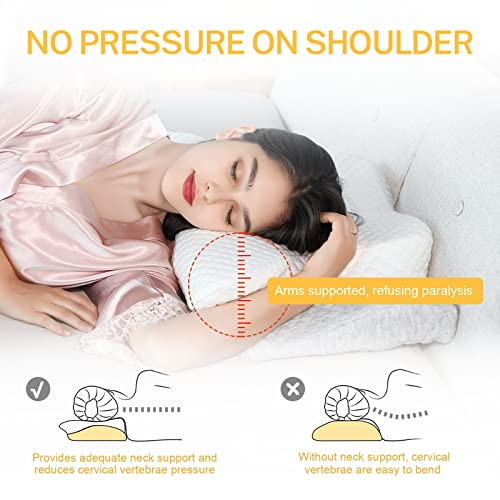 Misiki Cervical Memory Foam Pillow, Orthopedic Pillow Contour Pillow