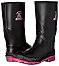 Kamik STOMP/YOUTH/PUR/6149 Rain Boot Black/Magenta, 11 M US Little Kid