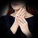 Mytys Vintage Silver Rings Knot Bali Design Solid Large Bold Statement Chunky Rings for Women Men
