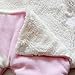 Baby Swaddle Blanket Sleep Sack - GreForest Thick Fleece Swaddling Blankets Seperated Legs Soft Warm For Bath, Air-conditioned, Autumn, Winter with Velcro, Cute Bear Ear Hood (Pink Heart, 0-3 Months)