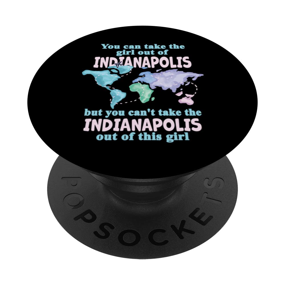 Women from Indianapolis - Girl From Indianapolis Indiana PopSockets Swappable PopGrip