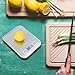 Digital Kitchen Scale, Multifunction Food Scale,Precise Cooking Scale and Baking Scale Accuracy with LCD Display Tare Function,11lb/5kg, Silver, Stainless