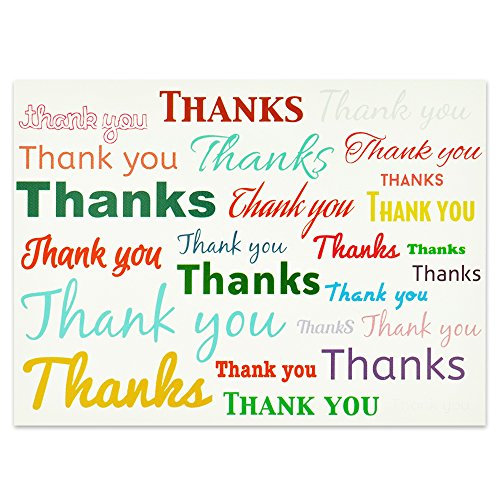 Words of Thanks Presentation Card - Pack of 25
