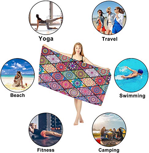 Microfiber Beach Towel Oversized Sand Proof - iZiv 63\