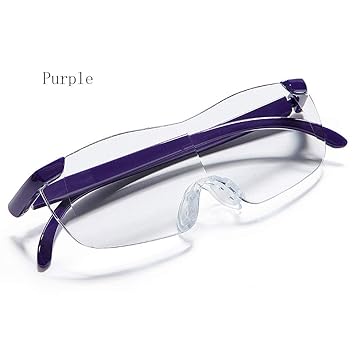 HD 2X Tragbare Brillenlupe, Ältere Menschen Verwenden Eine 300-Grad-Lesebrille, Um Das Lesen Von Mobiltelefonen Zu Sehen (Far