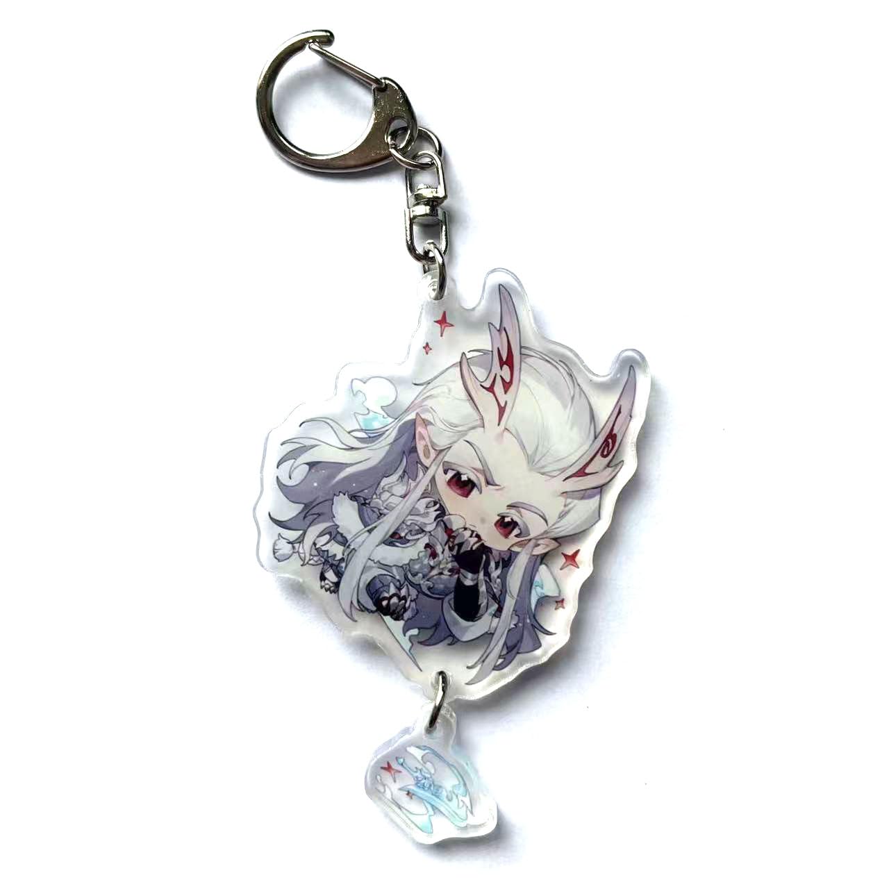 Cute Movie Ne Zha 2 Acrylic Keychain Aoguang