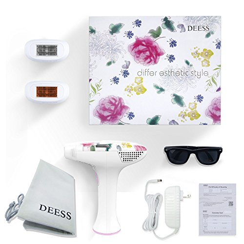 DEESS hair removal beauty kit series 2(GP585), 3-in-1 speed-up version home use [hair removal, acne clear, skin rejuvenation],Corded Design, No Downtime.Cooling Gel is Not Required, Gift: Goggles. - Thumbnail 6