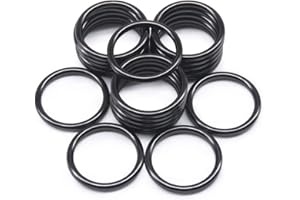 SEMINI 20PCS O Ring Buckle electroplated Zinc Alloy O-Rings Tone for Hardware Bags Belts Craft DIY Accessories