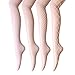 Women's Fishnet Stockings Tights - 4 Pairs Sexy Fishnets Pantyhose for Party,Height: 5'0