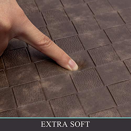 Pauwer Anti Fatigue Kitchen Rugs Set 2 Piece Thick Cushioned Kitchen