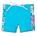 TFJH E Toddler Girls Swimwear 2pcs Sun Protection UPF 50+ Swimsuit Blue Short 8A