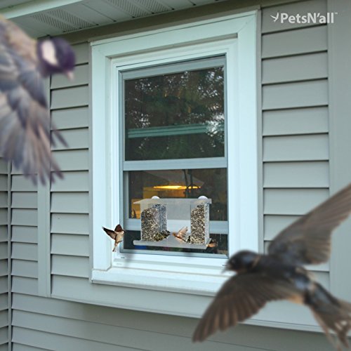 Tower Bird Feeder By Petsn All Dual Column One Way Mirror