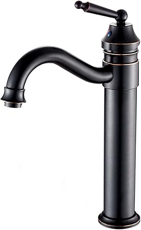 Kitchen Faucet Copper Faucet Black Ancient Red Edge 306 Rotating