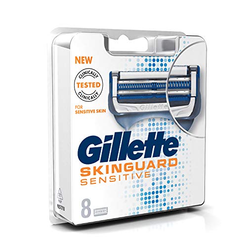 Gillette Skinguard Manual Shaving Razor Blades pack of 8 cartridges