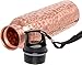 Mindful Design Pure Copper Hammered Water Bottle - Leak-Proof Solid Copper Vessel for Ayurvedic Health Benefits (31 oz)
