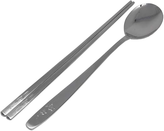 Amazon Com Set Of 5 Korean Traditional Cutlery Apricot Flower