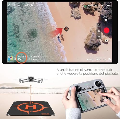 STARTRC Drone Landing Pad, Portable Universal Fast Folding Helipad Landing Mat for DJI Mini 5 Pro/4/3/Mini 4K/Neo 2/Air 3s/Avata 2/Flip(22-inch/55cm)