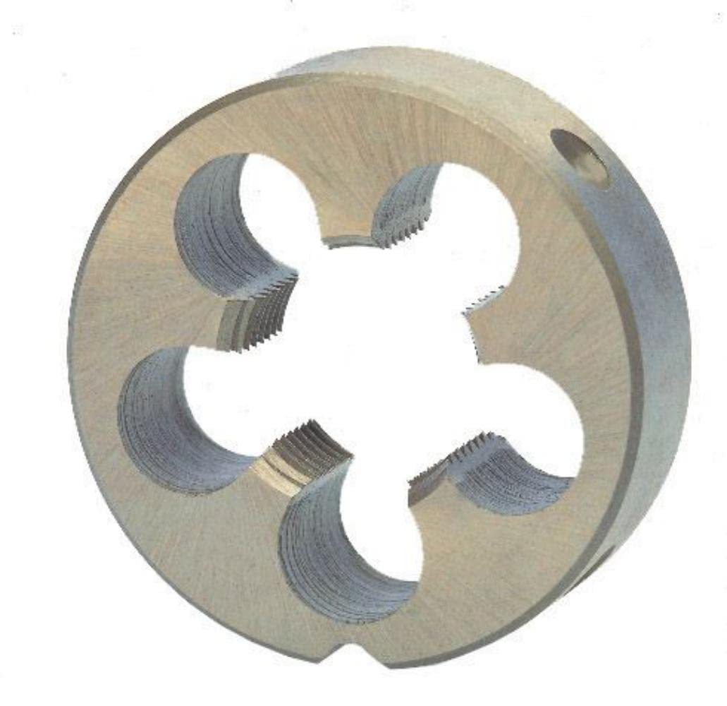 Ruko HSS Round Die, DIN EN 22568, Ground, Bright Finish, MF 27 x 2.00 mm Nominal Thread Size, R239271