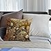 HGOD DESIGNS Pillow Case Steampunk Cotton Linen Throw Pillow Cover Square 18 X 18 Inches