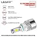 LASFIT 5202/PSX24W/5200/5201/9009 LED Fog Light Bulbs-Flip COB Chips LED Conversion Kits-60W 7600LM 6000K-（Pack of 2）