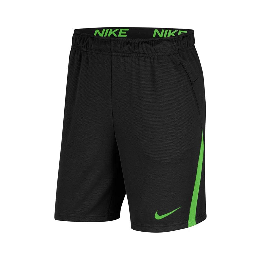 Nike DriFit Men's Training Shorts (Small, Black/Green) Amazon.in