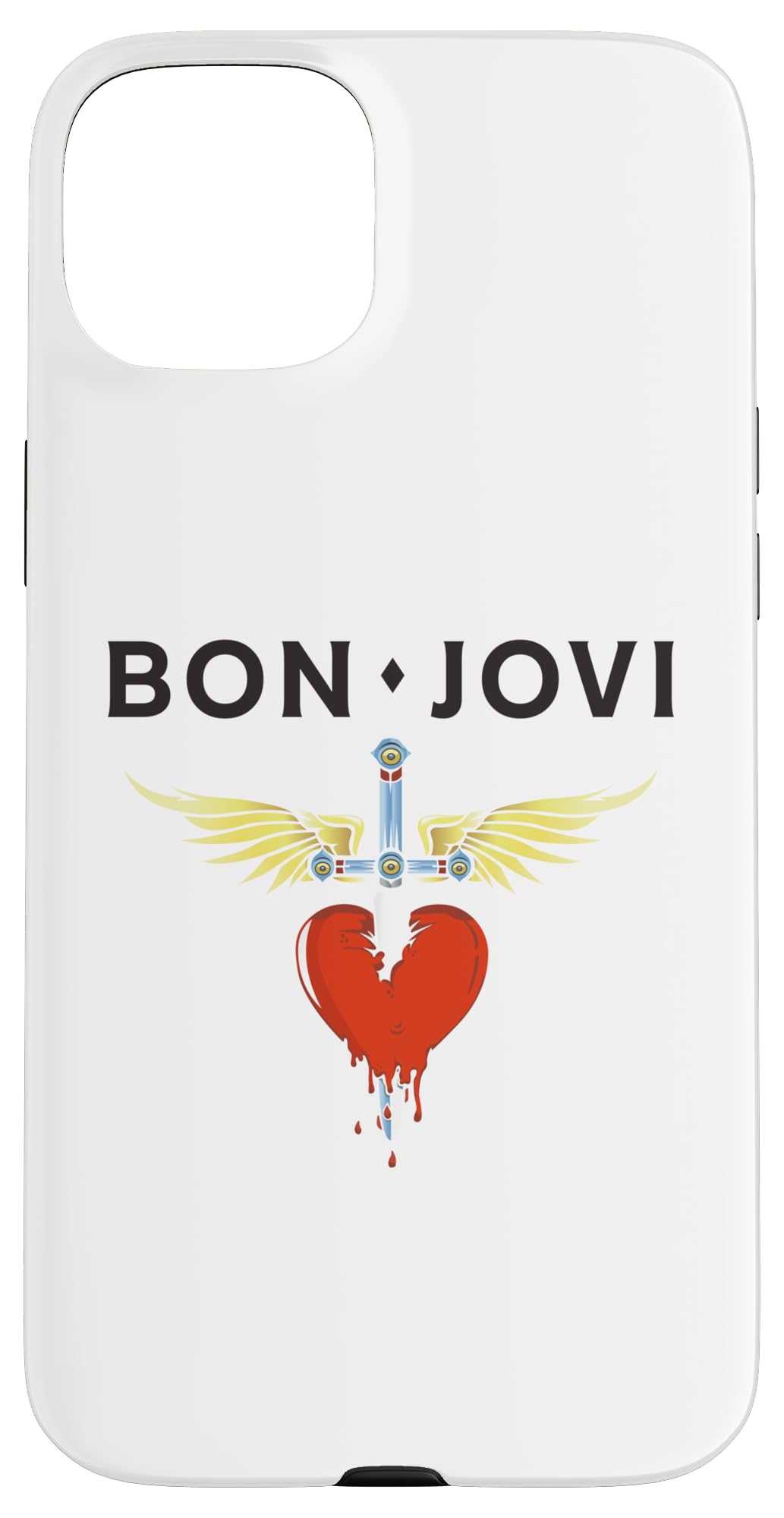 Official Bon Jovi Heart Dagger Case for iPhone 15 Plus