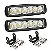 LTC-2-Pack-Black-Spreader-LED-DeckMarine-Lights-for-Boat-Flood-Light-12V-18W