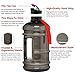 PORHOWE 2.2 Liter Sport Drinking Water Bottle BPA Free Plastic Big Capacity Large Leakproof Water Jug Container with Carrying Loop Water Bottle for Outdoor Sports Fitness Gym Workout Hiking & Office