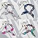 New Starting Point Trading Co., Ltd. 30pcs -15 Pairs handbag handle ribbon hairband ribbon for women girls decoration, Black,pink,dark Blue,beige,red,etc, Medium