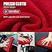 MASTERTOP 25Pcs 5 Different Multipurpose Cleaning Cloth, Microfiber Cleaning Towels/Rags/Wash Cloths for Household and Car, 5 Colors Rags, 13.2