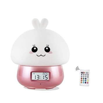 nursery clock night light