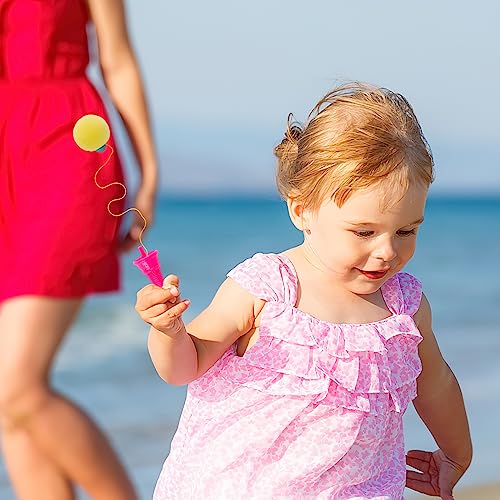 3 otters 24PCS Ice Cream Shooters Toys, Ice Cream Toys for Kids 4 Inch Ice Cream Foam Ball Launcher for Carnival Prizes Birthday Party Favors