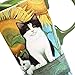 CEDAR HOME Travel Coffee Ceramic Mug Porcelain Latte Tea Cup With Lid 17oz. Sunflower and Pet Cat