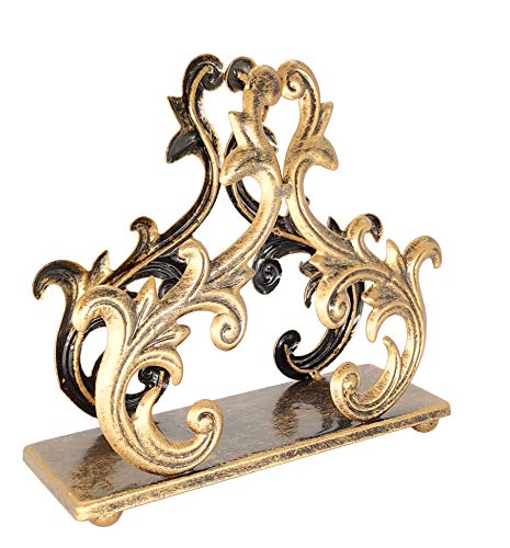 Bronze Metal Baroque Style Napkin Holder, Freestanding Barocco Tissue dispenser, Baroque Napkin Tray Basket