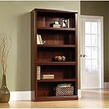 Sauder 5 Shelf Bookcase, Select Cherry finish