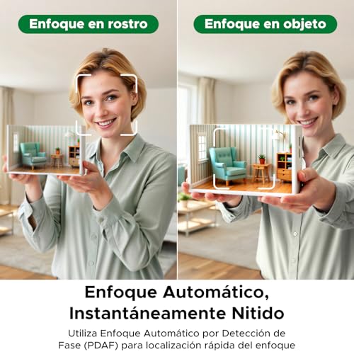 UGREEN Webcam 4K Streaming AI para PC Enfoque Automático PDAF,HD 4K 30FPS con Micrófono Cancelación de Ruido,Cámara Web Campo de Visión 79°, Adaptador USB-A y USB-C para Streaming, Conferencia y Zoom